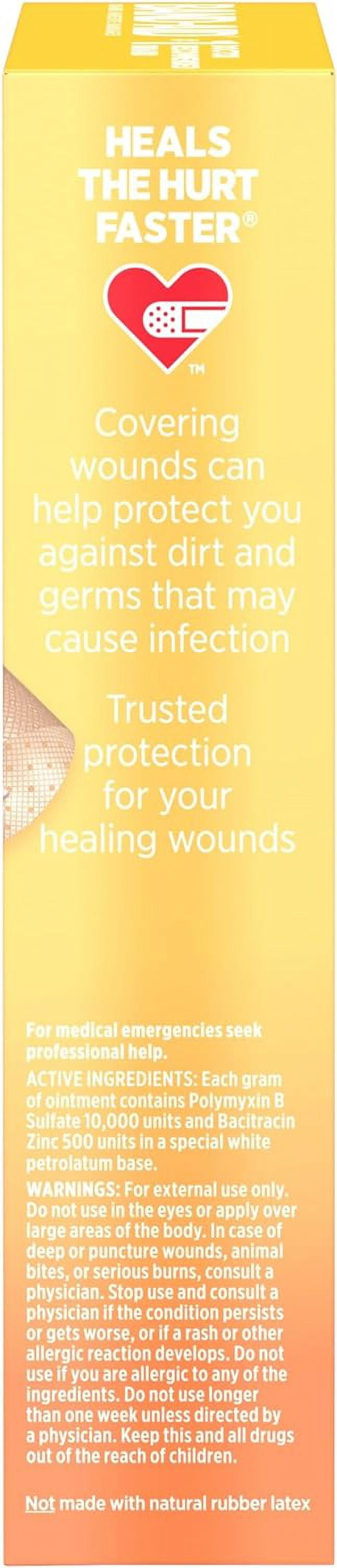 Brand Adhesive Bandages Infection Defense with Neosporin Antibiotic Ointment for Wound Care & First Aid, Extra Large, 8 Count