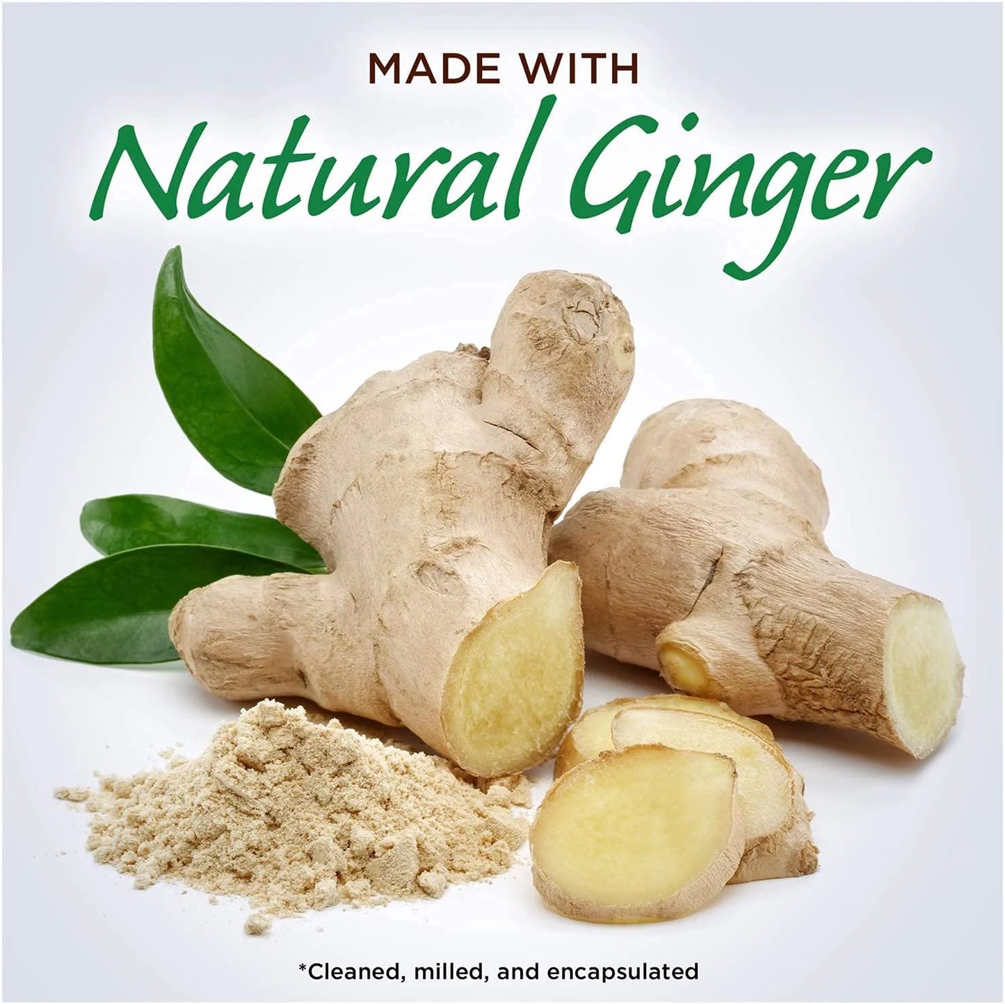 2 Pack Non-Drowsy Naturals with Natural Ginger 18 Capsules Each