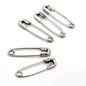 50Pcs Silver Safety Pins DIY Sewing Tools Accessory Stainless Steel Needles Large Safety Pin Small Brooch Apparel Accessories