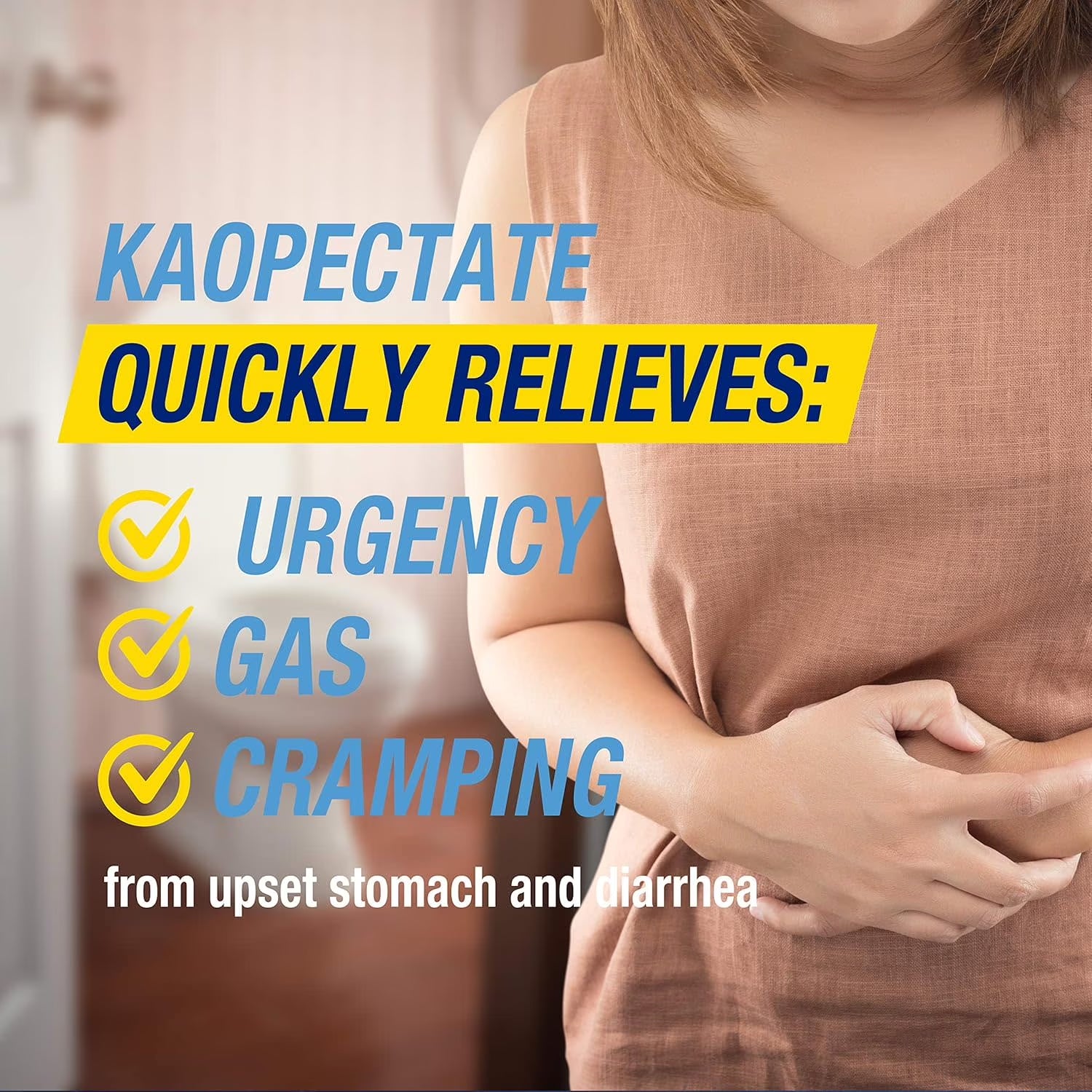 Multi-Symptom Anti-Diarrheal and Upset Stomach Reliever, 42 Count