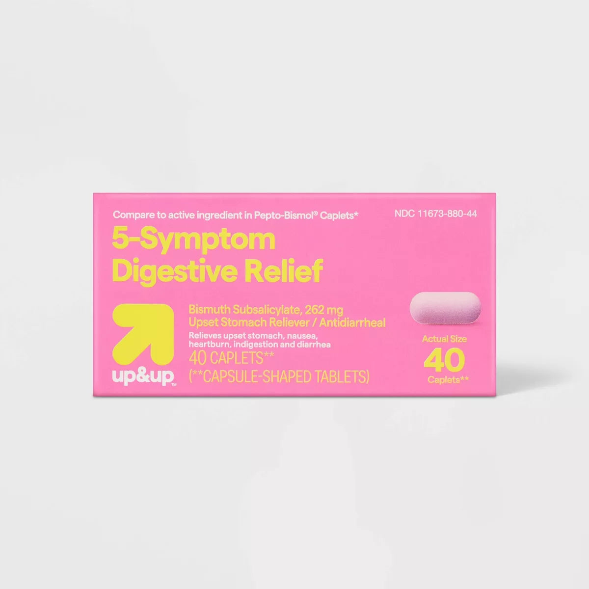 Digestive Relief Bismuth Caplets - 40Ct - Up&Up™