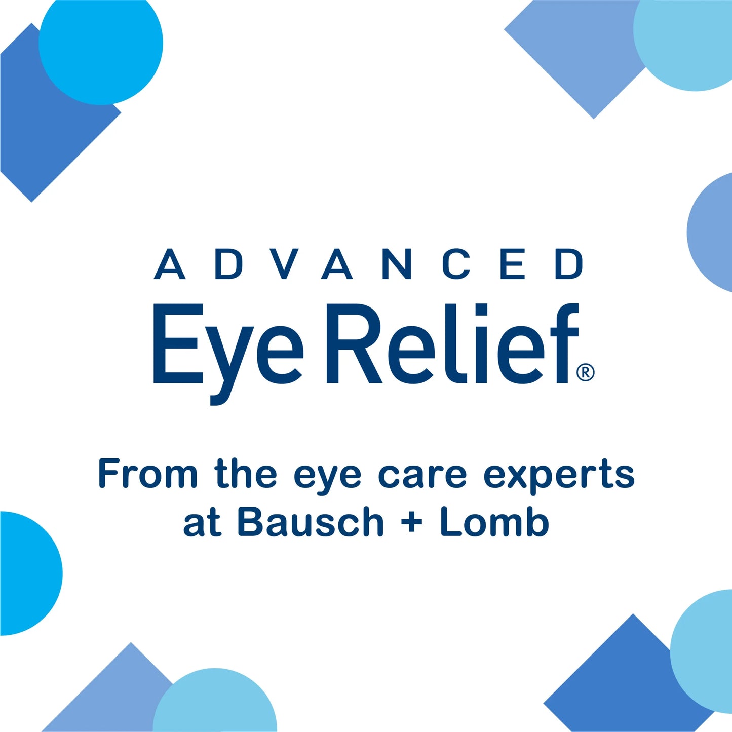 (2 Pack) Bausch & Lomb Advanced Eye Relief Maximum Relief Lubricant/Redness Reliever Eye Drops, .5 Oz