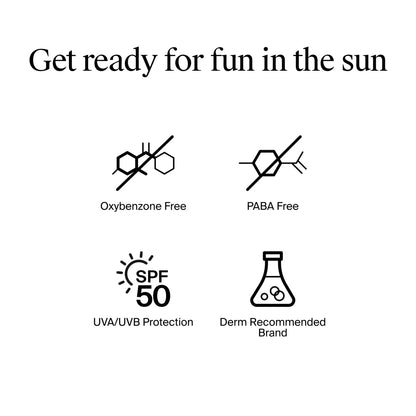 Beach Defense SPF 50+, Face Sunscreen Stick, Travel Size Sun Care, 1.5 Oz