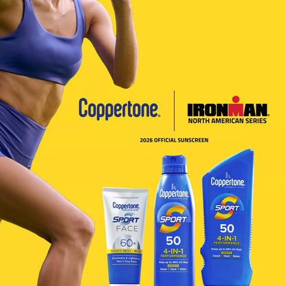 Coppertone Sport Sunscreen Spray - SPF 50 - 11Oz - Twin Pack: Paraben-Free, Whole Body Application, Scented