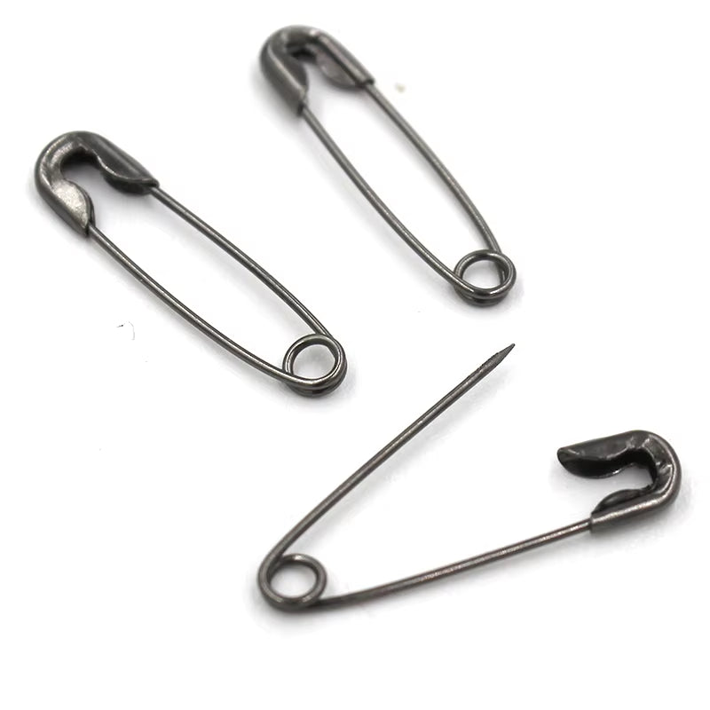 50Pcs Silver Safety Pins DIY Sewing Tools Accessory Stainless Steel Needles Large Safety Pin Small Brooch Apparel Accessories
