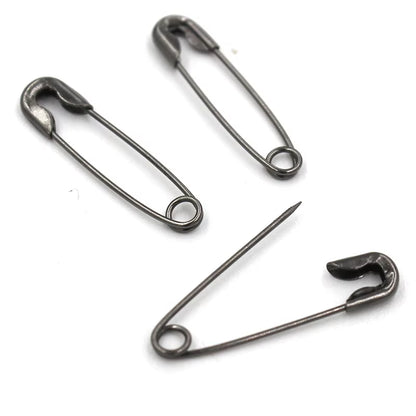 50Pcs Silver Safety Pins DIY Sewing Tools Accessory Stainless Steel Needles Large Safety Pin Small Brooch Apparel Accessories