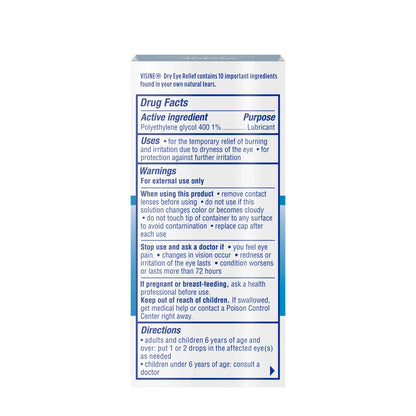 Soothing Dry Eye Relief Lubricating Eye Drops, 0.5 Fl. Oz