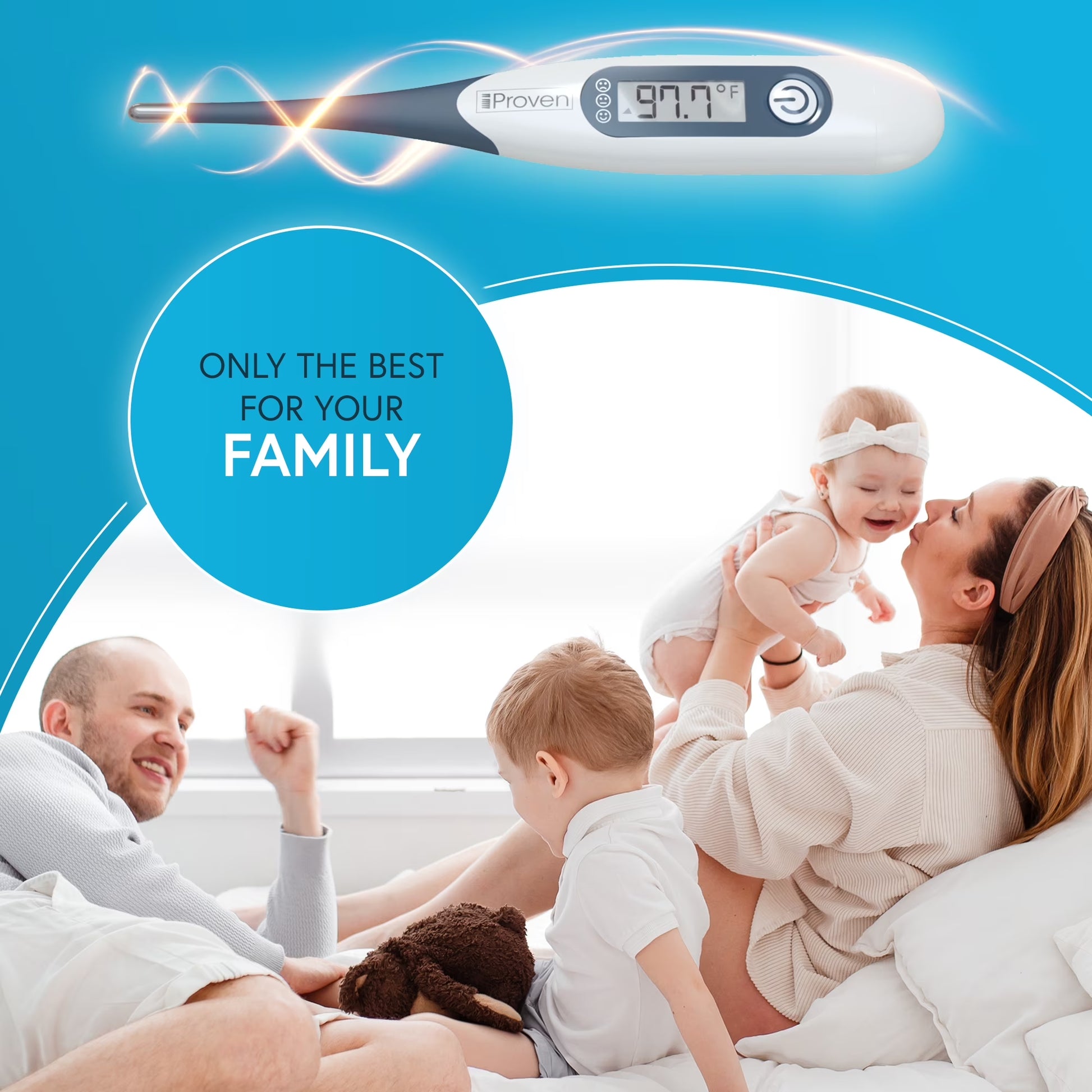 Thermometer for Baby Oral and Rectal with Flexible Tip