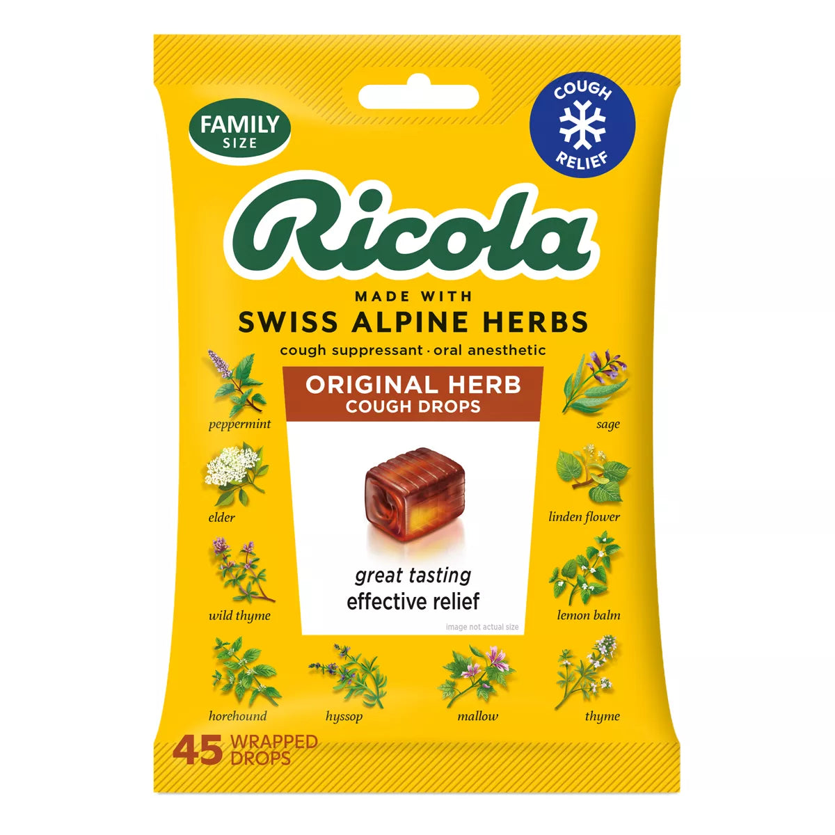 Ricola Cough Drops - Original Herbs