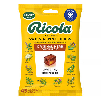 Ricola Cough Drops - Original Herbs