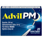 PM Sleep Aid Pain Relievers, Ibuprofen, Diphenhydramine, Coated Caplet, 20 Count