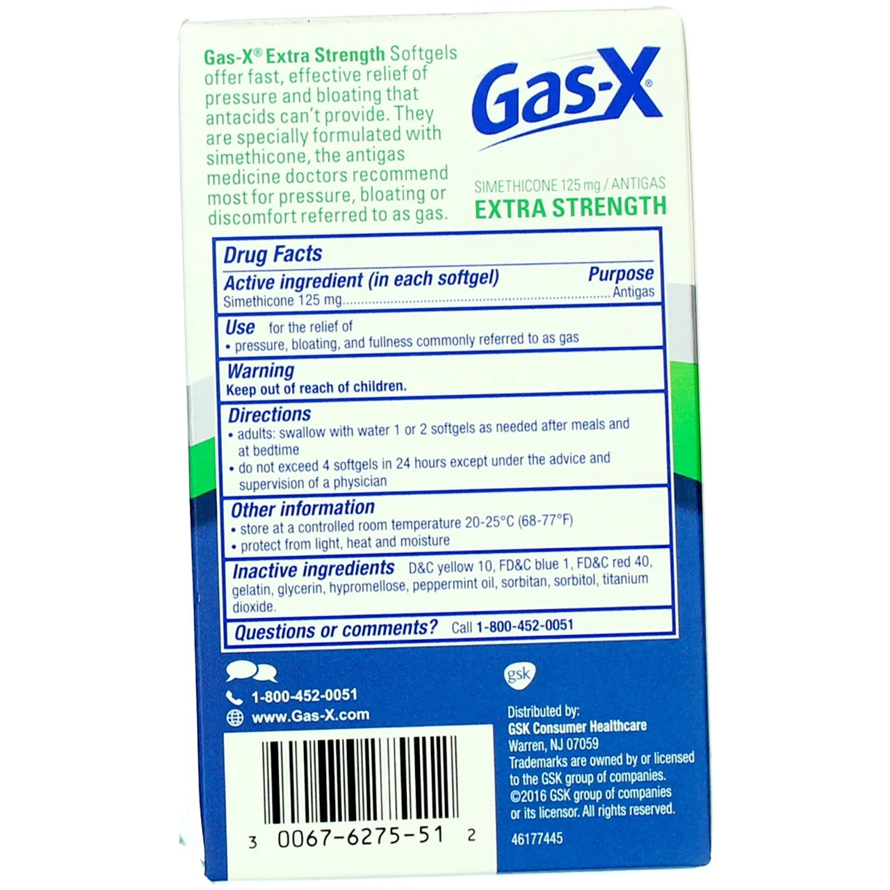 Extra Strength Gas Relief Softgels, 50 Ct (2 Pack) (Bundle)