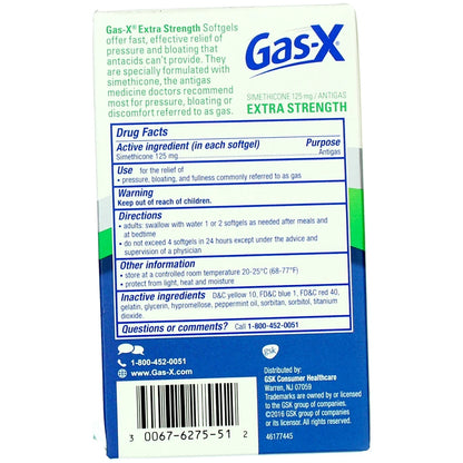 Extra Strength Gas Relief Softgels, 50 Ct (2 Pack) (Bundle)