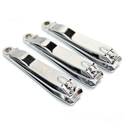 Nail Clippers Stainless Steel Sharpest Nail Cutter Duty Curved Edge for Adult Men Women Swing Out Nail Cleaner/File