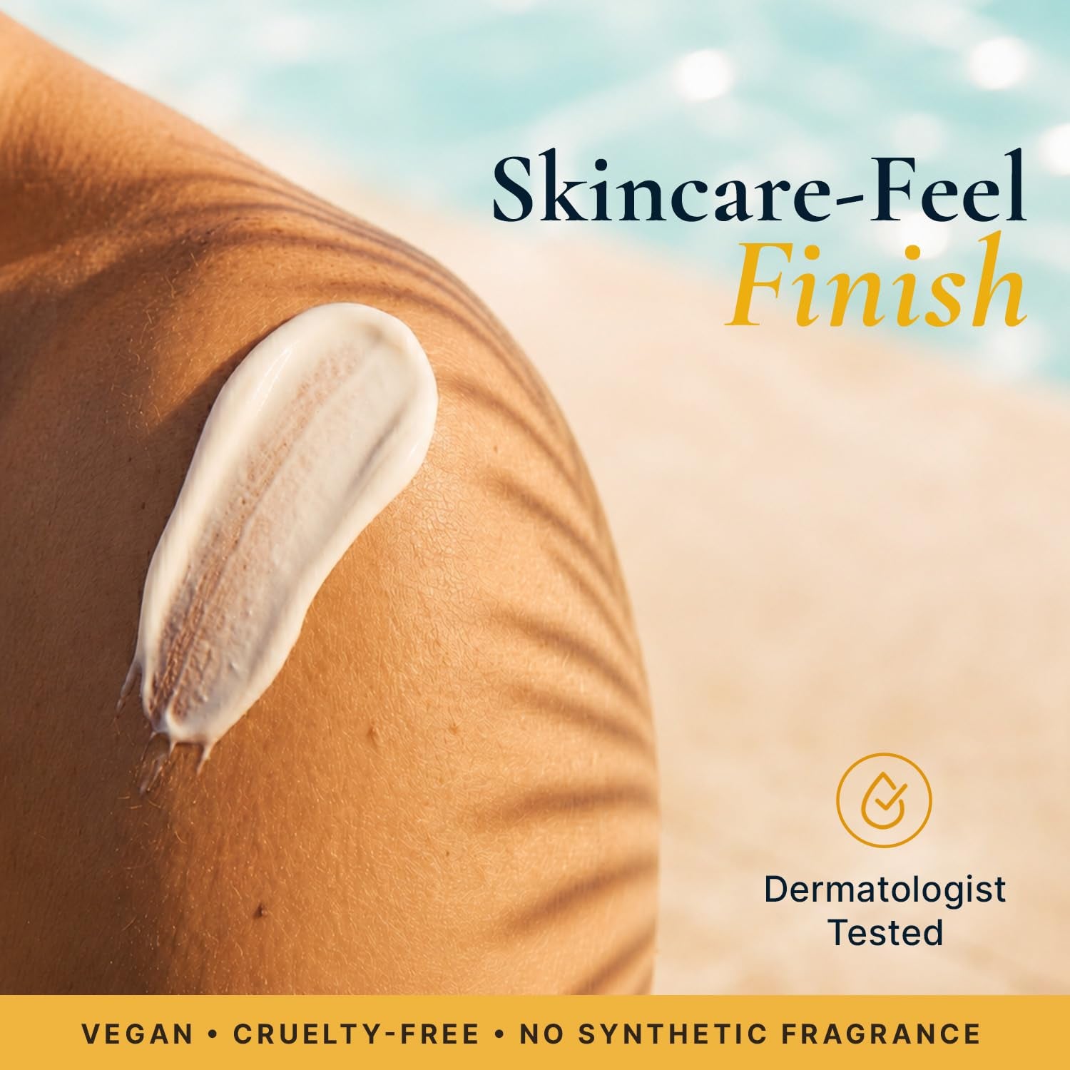 Mineral Sunscreen for Body SPF 50 – Reef Friendly Broad Spectrum Zinc Oxide, Made in USA with Organic & Natural Ingredients, Water Resistant 80 Min, Non Toxic Baby Sunblock for Kids, No White Cast