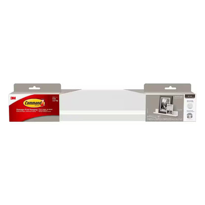 Picture Ledge, Quartz, Damage Free Decorating, 1 Ledge and 10  Strips