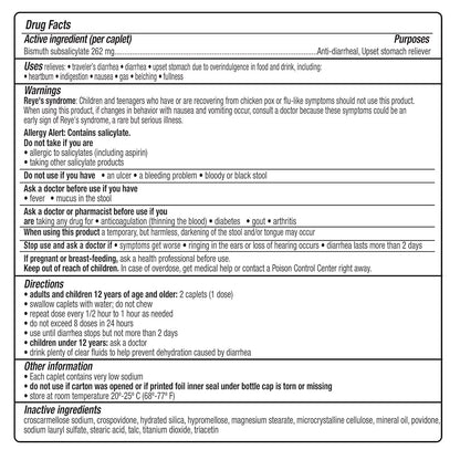 Multi-Symptom Anti-Diarrheal and Upset Stomach Reliever, 42 Count
