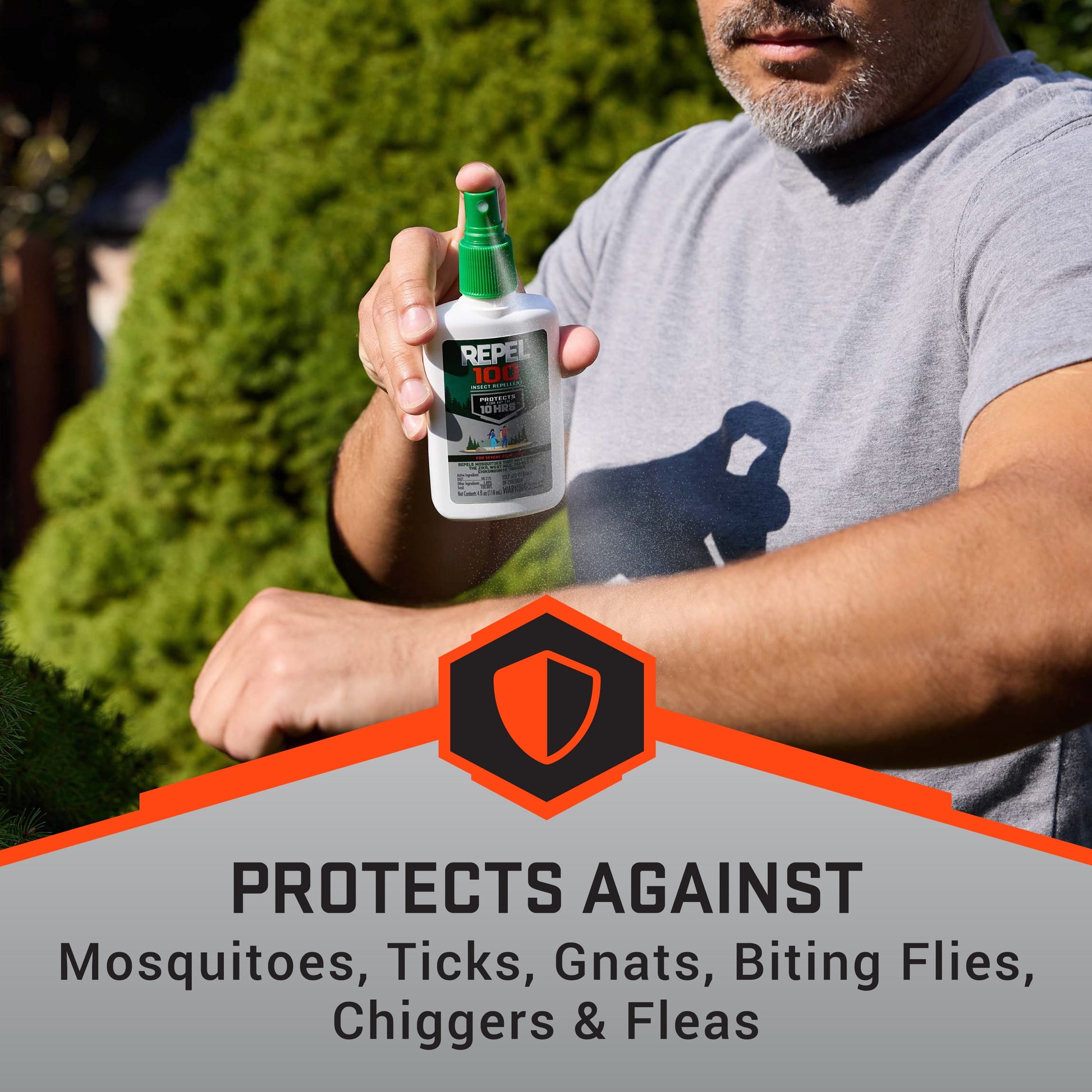 100 Insect lent Pump Spray with DEET, 10-Hour Protection, 4 Ounces