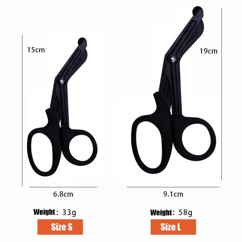 Tactical Medical Scissors Paramedic EMT Rescue Survive Scissor Trauma Wound Treatment Gauze First Aid Kit Shear Shears Survival