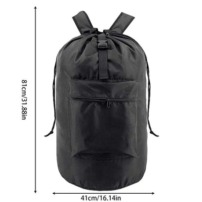 Laundry Hamper Backpack Waterproof Clothes Laundry Hamper Large Capacity Laundry Tools College Dorm Laundry Bag Adjustable