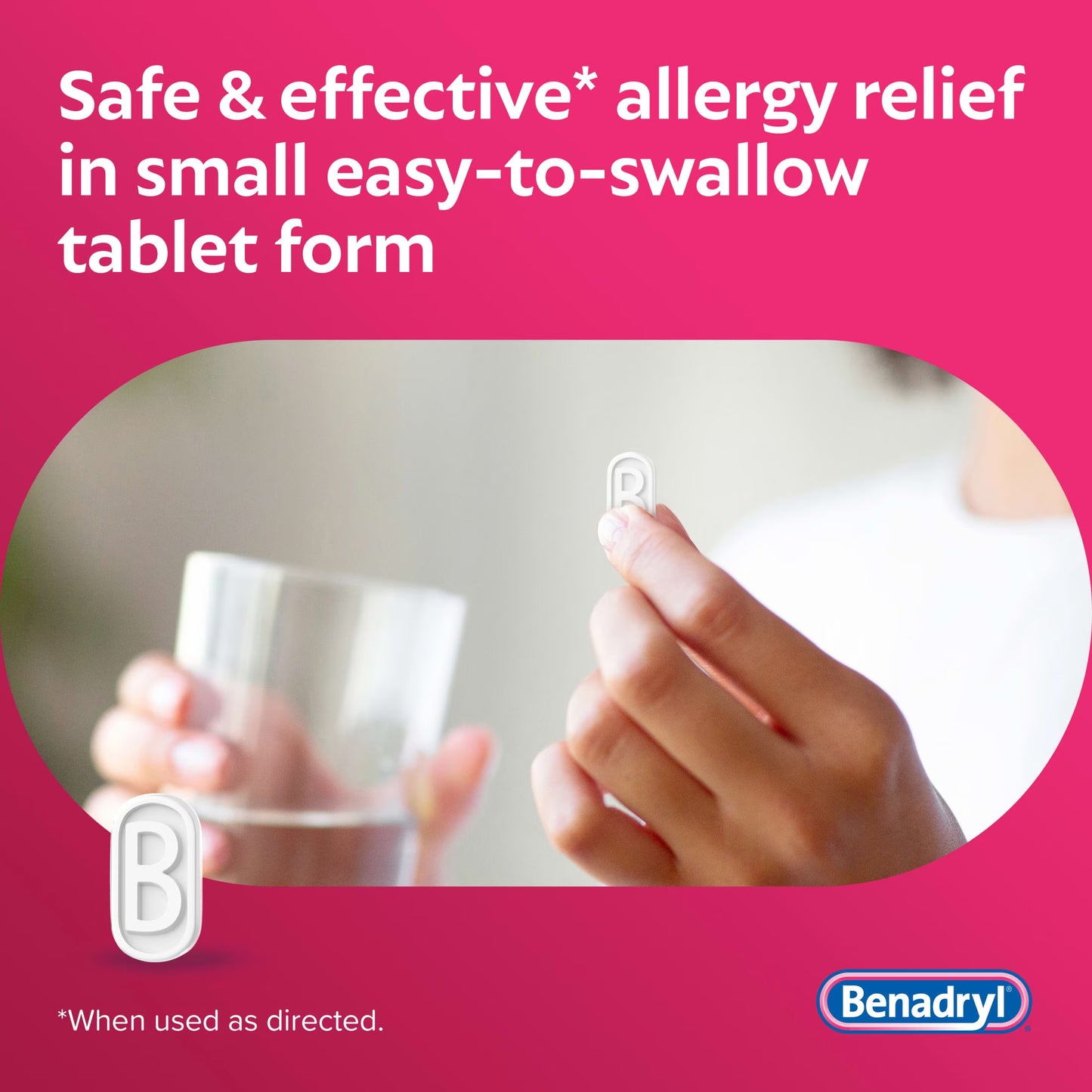 Extra Strength Relief Allergy Tablets, 50 Mg Diphenhydramine Hcl, 24 Count