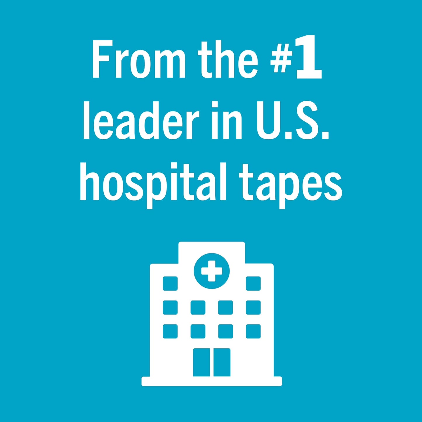 Waterproof First Aid Tape, Hospital Grade, 1/Roll