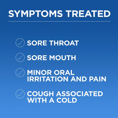 Sore Throat & Cough Lozenges, Vapor Cherry Flavor, 18 Count