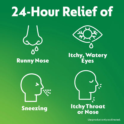 24 Hour Allergy Relief Tablets with 10 Mg Cetirizine Hcl, 90 Count