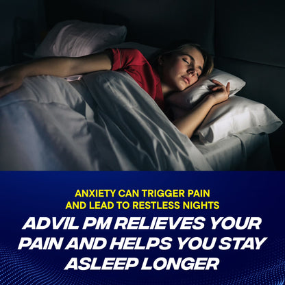 PM Sleep Aid Pain Relievers, Ibuprofen, Diphenhydramine, Coated Caplet, 20 Count