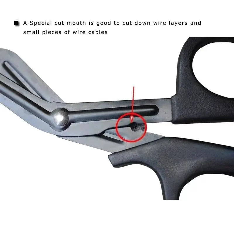 Tactical Medical Scissors Paramedic EMT Rescue Survive Scissor Trauma Wound Treatment Gauze First Aid Kit Shear Shears Survival