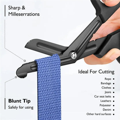 Tactical Medical Scissors Paramedic EMT Rescue Survive Scissor Trauma Wound Treatment Gauze First Aid Kit Shear Shears Survival