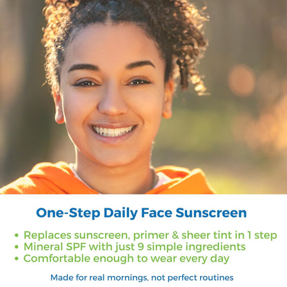 Waxhead Tinted Sunscreen for Face Sunscreen, Zinc Oxide Sunscreen, Sunblock, Zinc Sunscreen, Sun Block, Organic Sunscreen