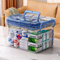 Household Multi-Layer Storage Box, Medicine Box, Medicine Compartment, Emergency Medical Box