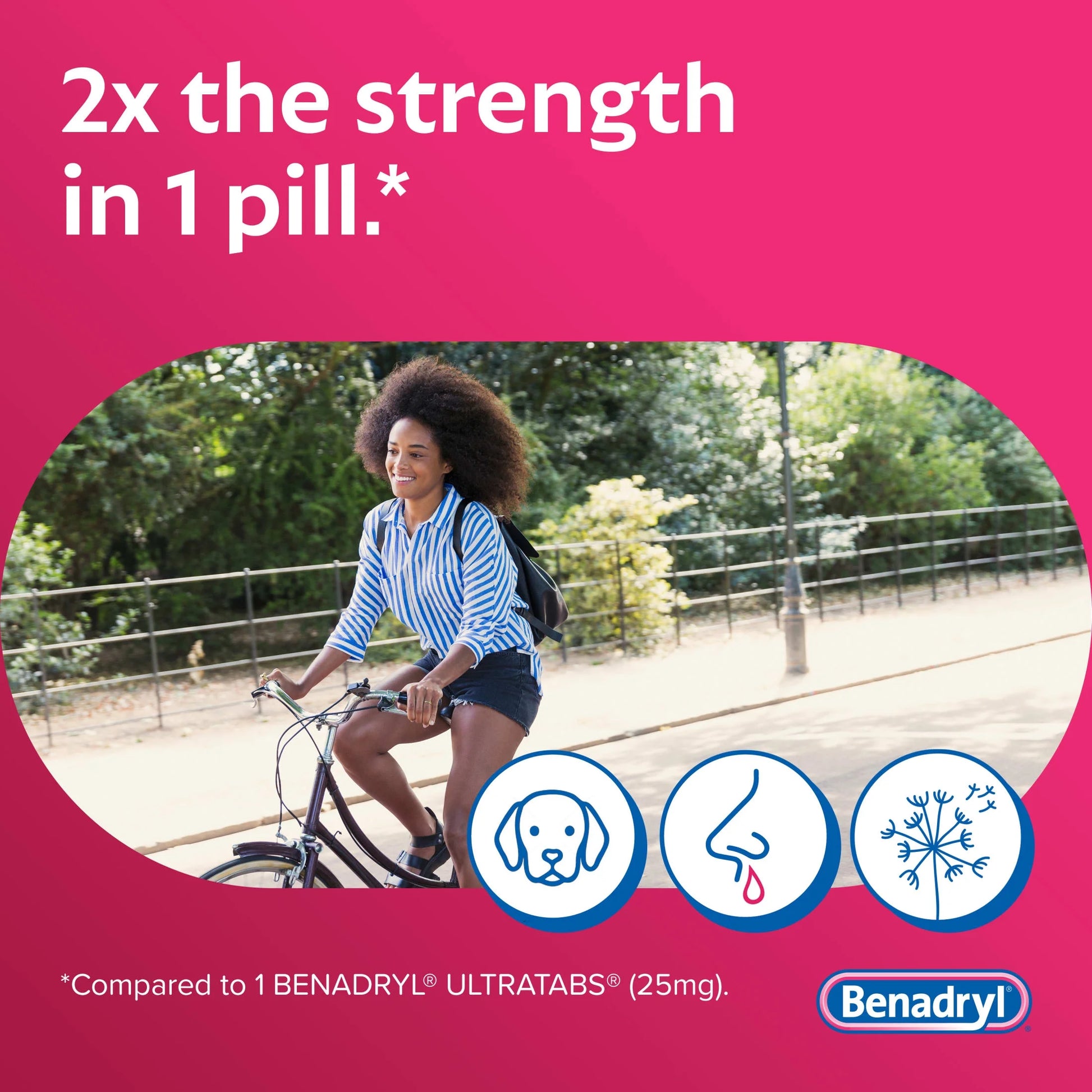 Extra Strength Relief Allergy Tablets, 50 Mg Diphenhydramine Hcl, 24 Count