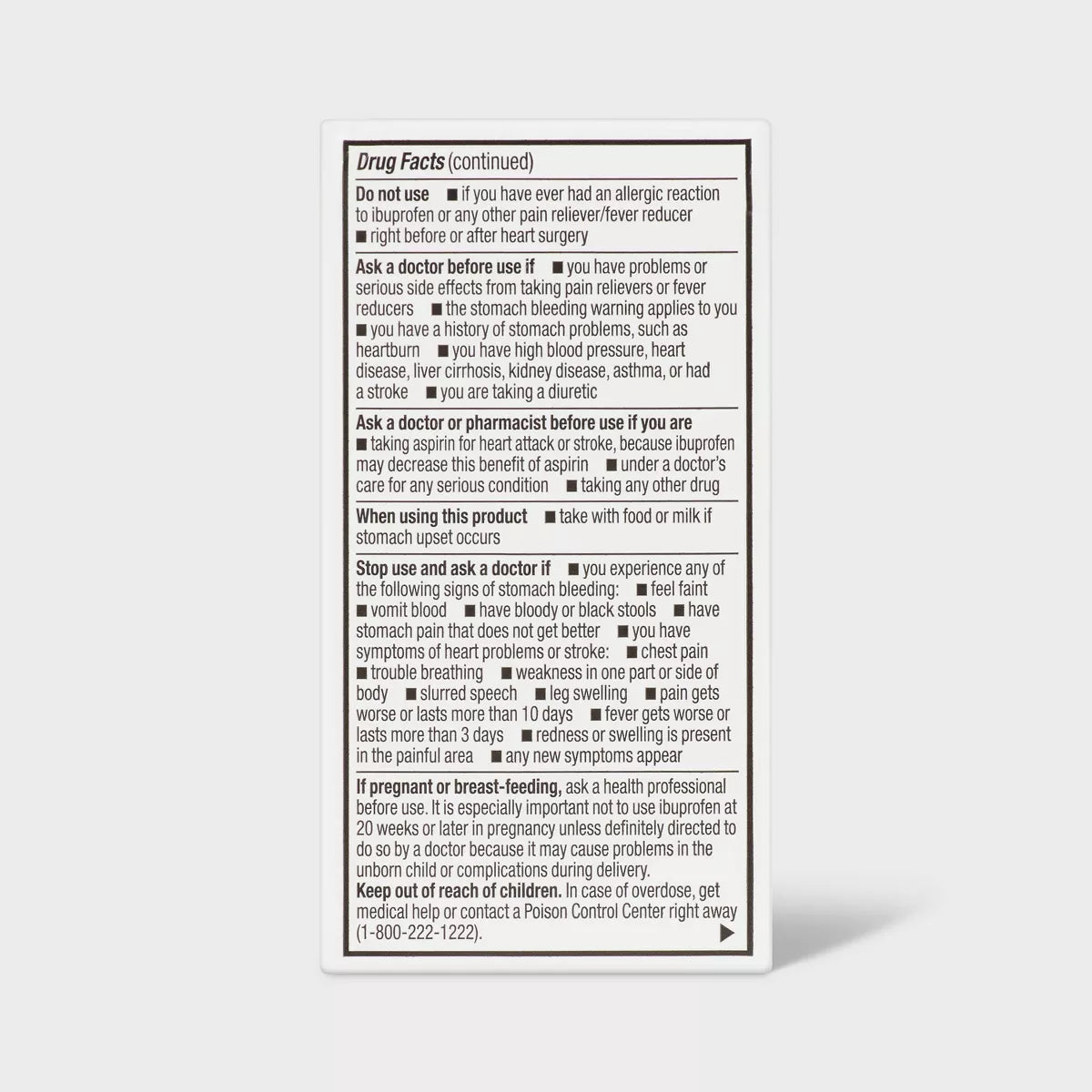 Ibuprofen (NSAID) Pain Reliever & Fever Reducer Tablets - Up&Up