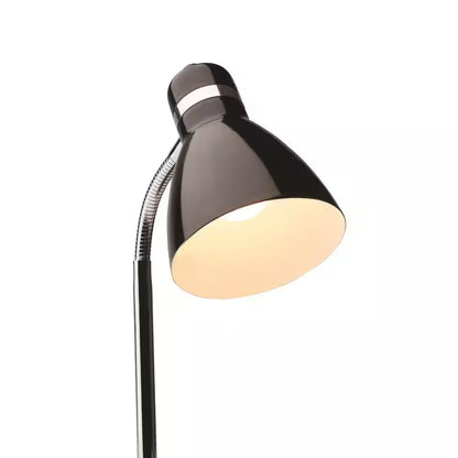 13-Inch Black Classic Desk Lamp with Included LED Light Bulb
