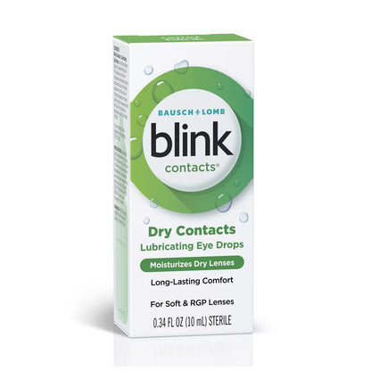Blink Contact Eye Drops for Dry Lenses - 0.34 Fl Oz