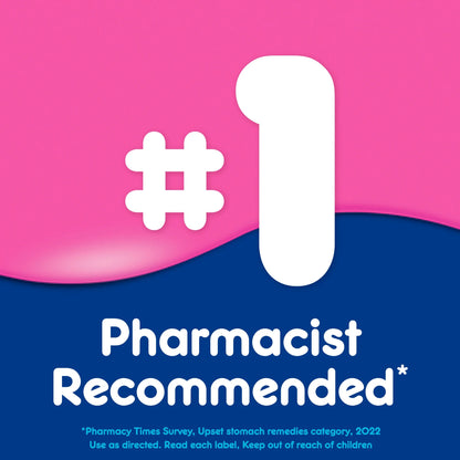Bismol ULTRA Liquid, Fast 5-Symptom Stomach Relief, Upset Stomach Relief, 8 Oz