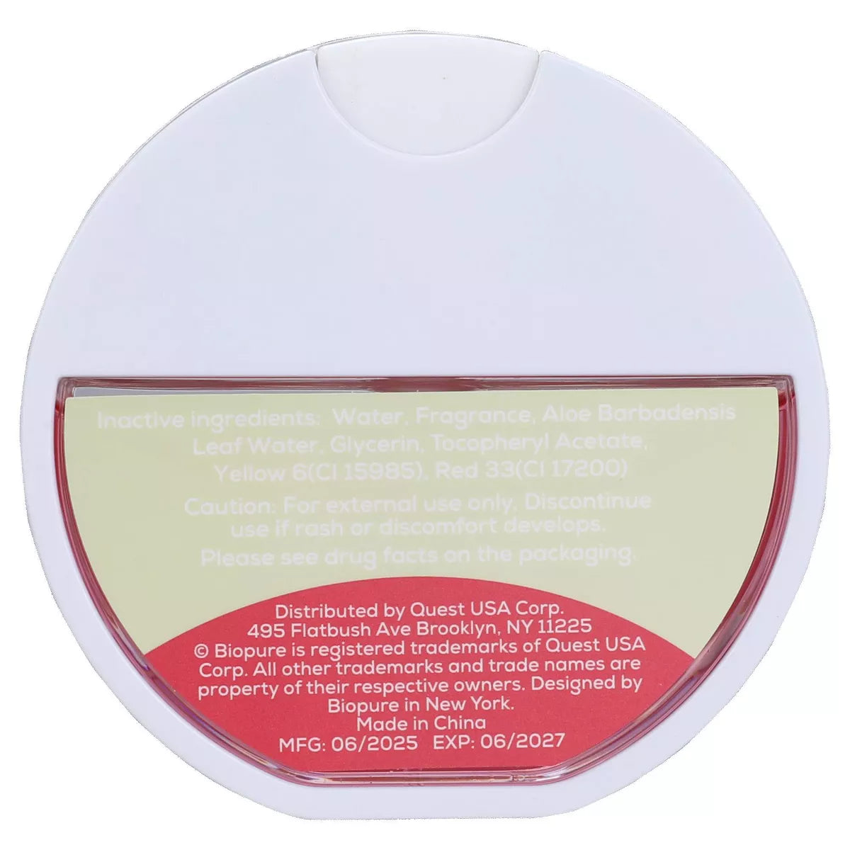 Biopure Hydrating Hand Sanitizer Spray - Sweet Watermelon - 30Ml