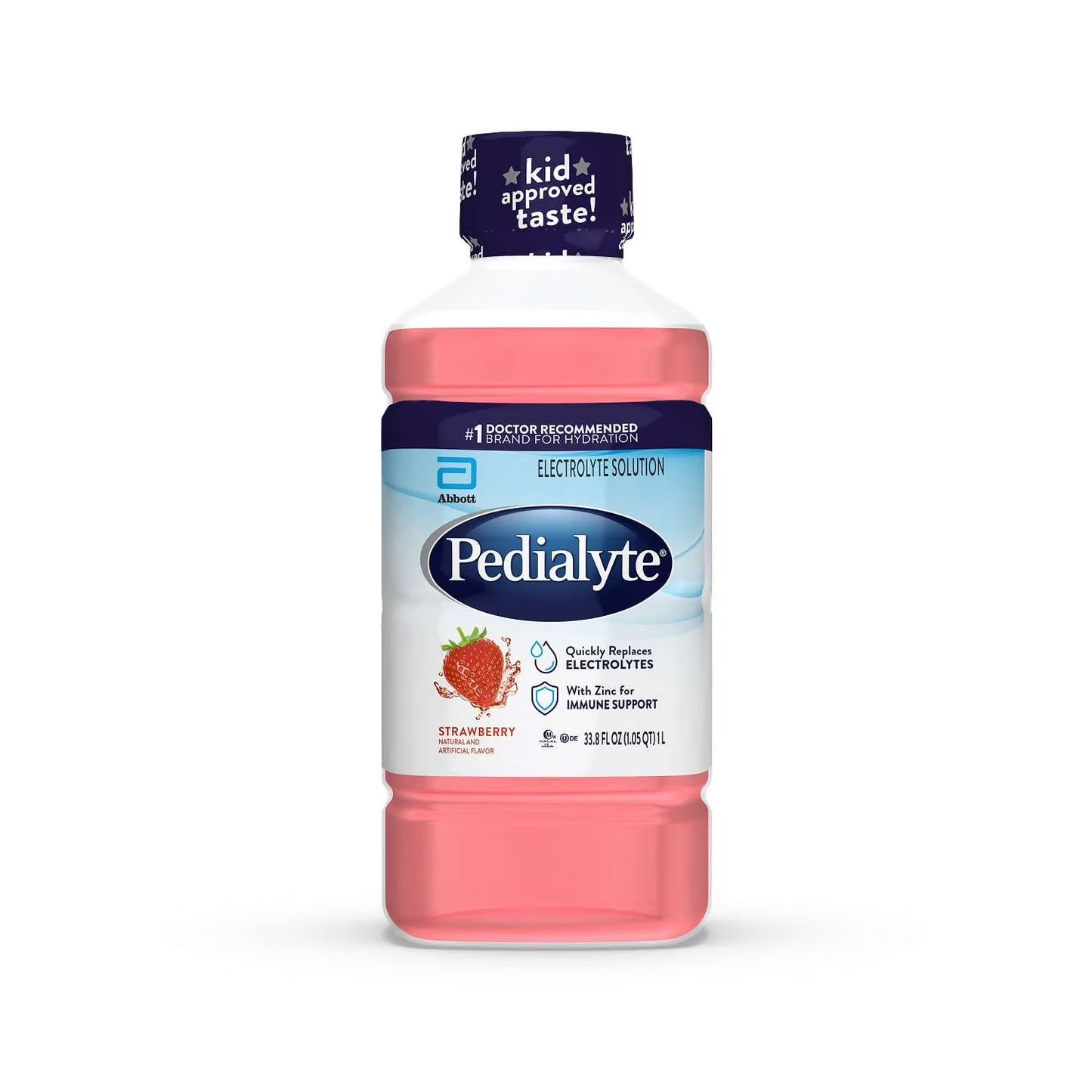 (2 Pack)  Electrolyte Drink, Strawberry, 1 Liter