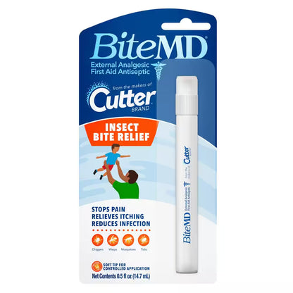 0.5 Oz Bite MD Insect Bite Relief Stick Analgesic and Antiseptic