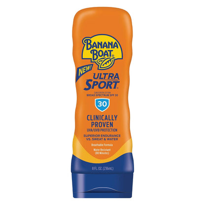 Sport Ultra SPF 30 Sunscreen Spray | SPF 30, Spray on Sunscreen & Sport Ultra SPF 30 Sunscreen Lotion, 8Oz | Oxybenzone Free Sunscreen