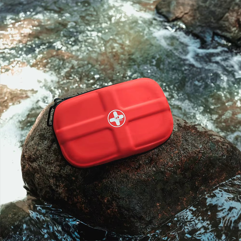 Waterproof Portable First Aid Kit - Emergency Medical Travel Care Kit for Home College Dorm Camping Hiking