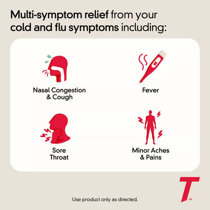 Tylenol Cold+Flu Severe Day/Night Caplets - Acetaminophen - 24Ct: 325Mg Strength