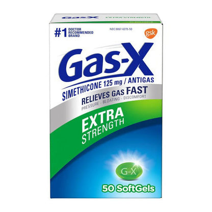 Extra Strength Gas Relief Softgels, 50 Ct (2 Pack) (Bundle)