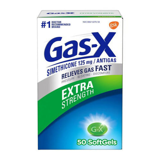 Extra Strength Gas Relief Softgels, 50 Ct (2 Pack) (Bundle)