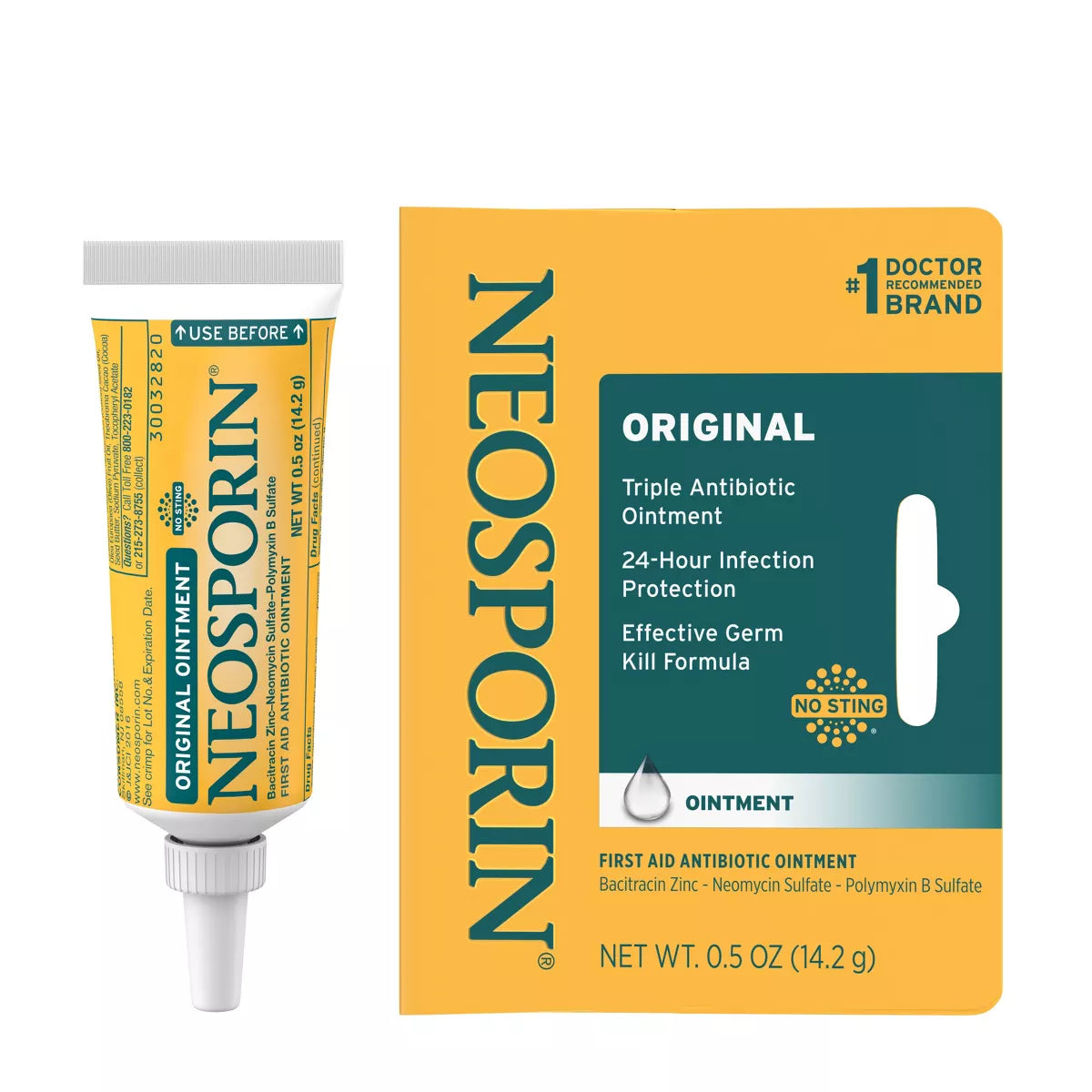 Neosporin 24 Hour Infection Protection Antibiotic Ointment - 0.5Oz