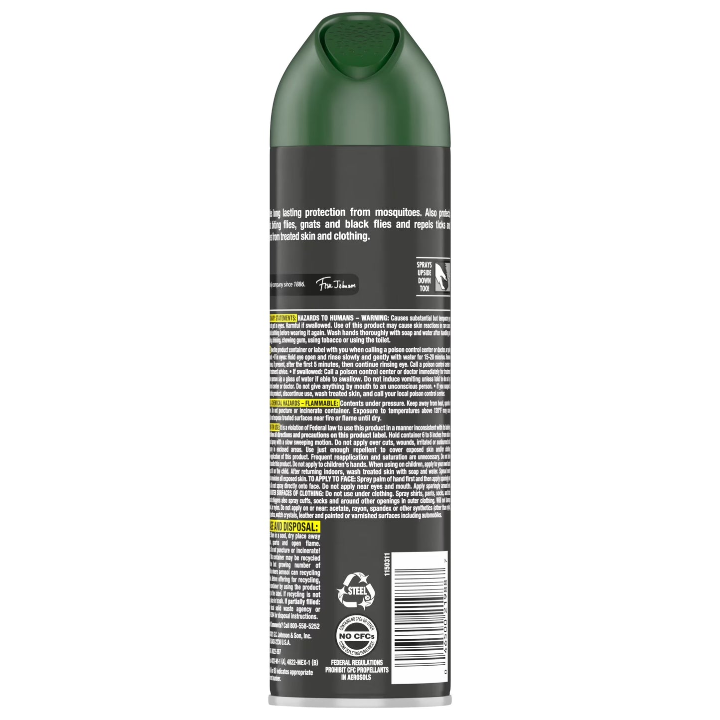 Sportsmen Deep Woods Insect Repellent 3, Sweat Resistant Mosquito & Bug Spray, 8 Oz