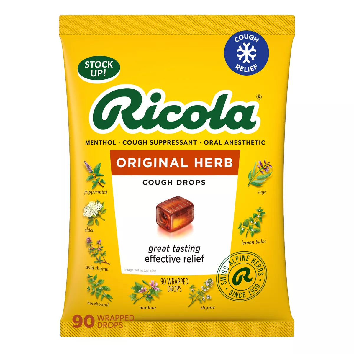 Ricola Cough Drops - Original Herbs