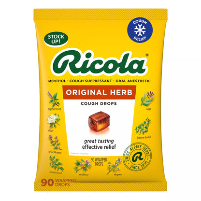 Ricola Cough Drops - Original Herbs